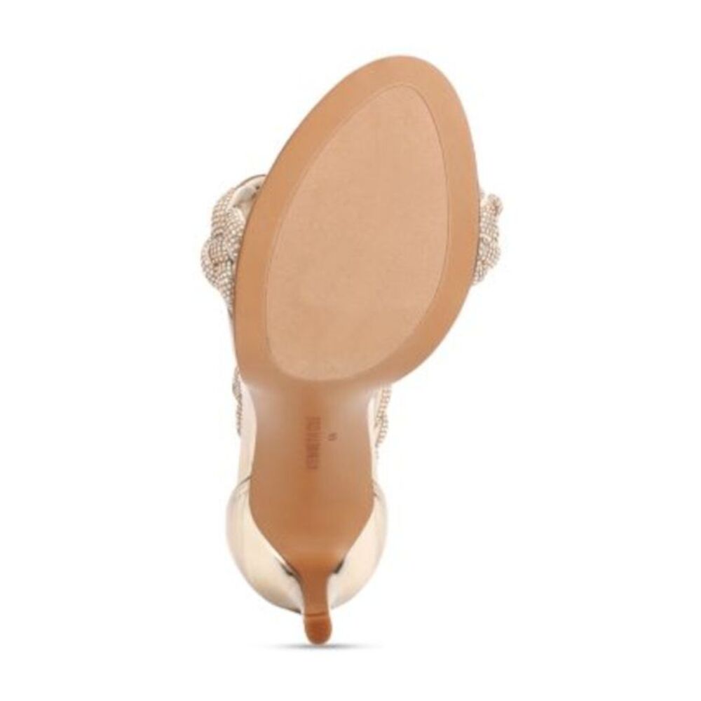 KENNETH COLE Womens Gold Brooke 95 Almond Toe Stiletto Heeled Sandal 6 M - Picture 4 of 4